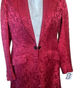 RED PAISLEY HAWKWOOD DAY COAT