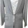 SILVER HERRINGBONE DAY COAT